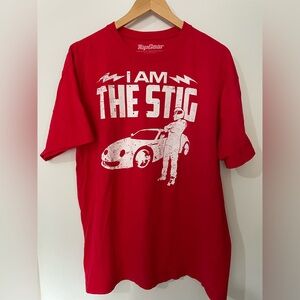 Top Gear’s 'I Am The Stig' Red XL Graphic Tee